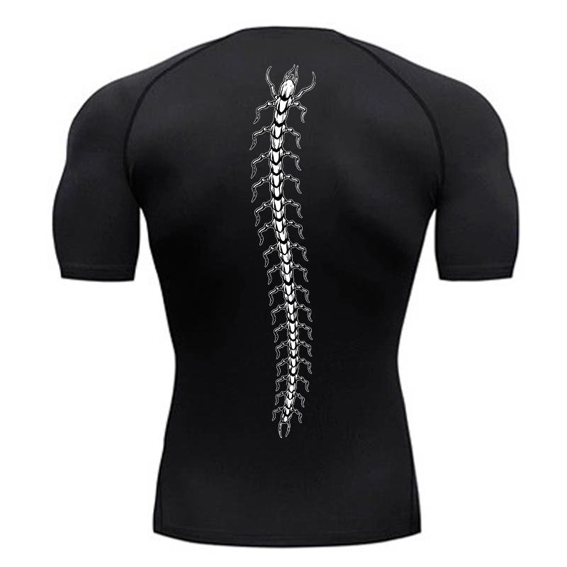 Rash Guard - Graphic Compression Shirts for Men Gym