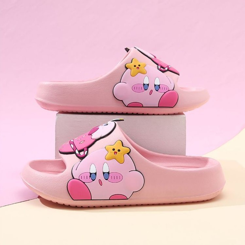 Flippers Swimming - Star Kirby Girls' Sandals with Anti