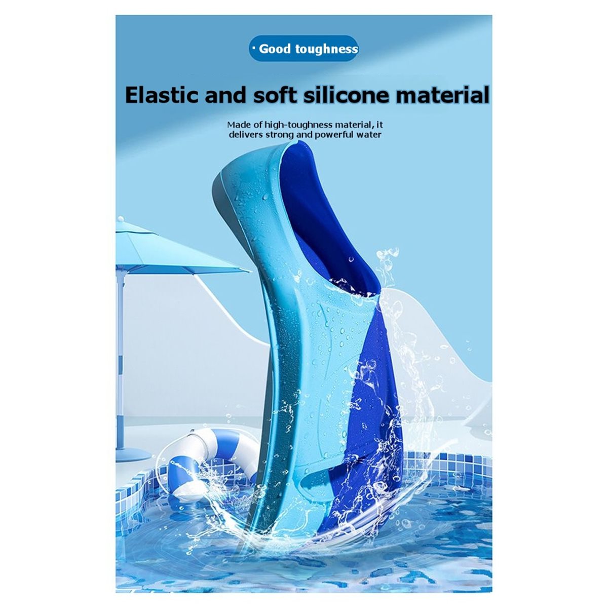Swim Fins - [MEGAL SALE]Swim Training Fins Silicone Swimming