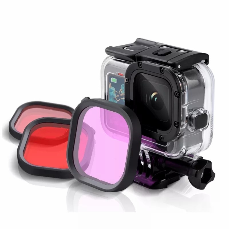 Snorkel Set - Filters Kit Magenta Snorkel Lens Red