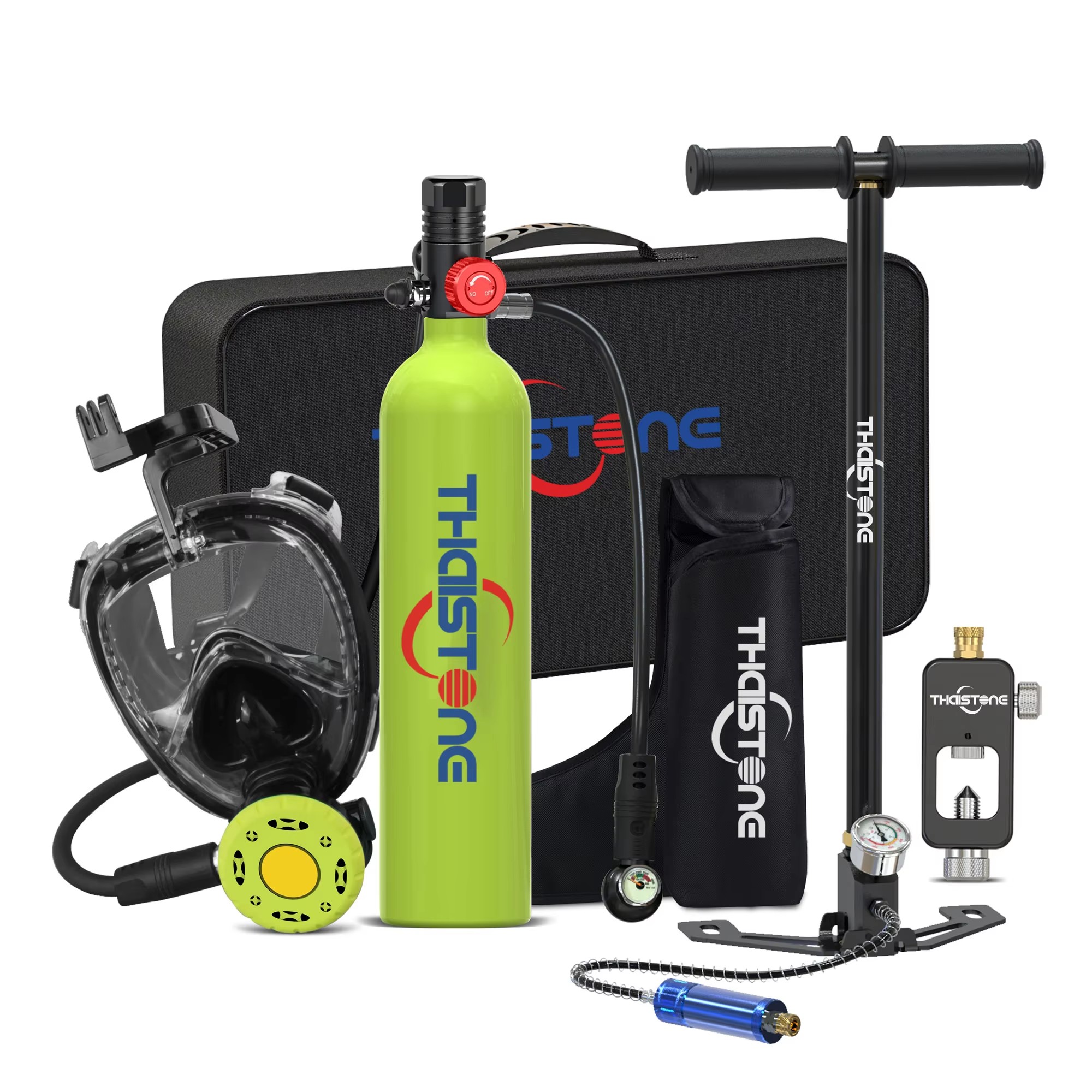 Diving Mask - THAISTONE 1L Scuba Oxygen Tank with