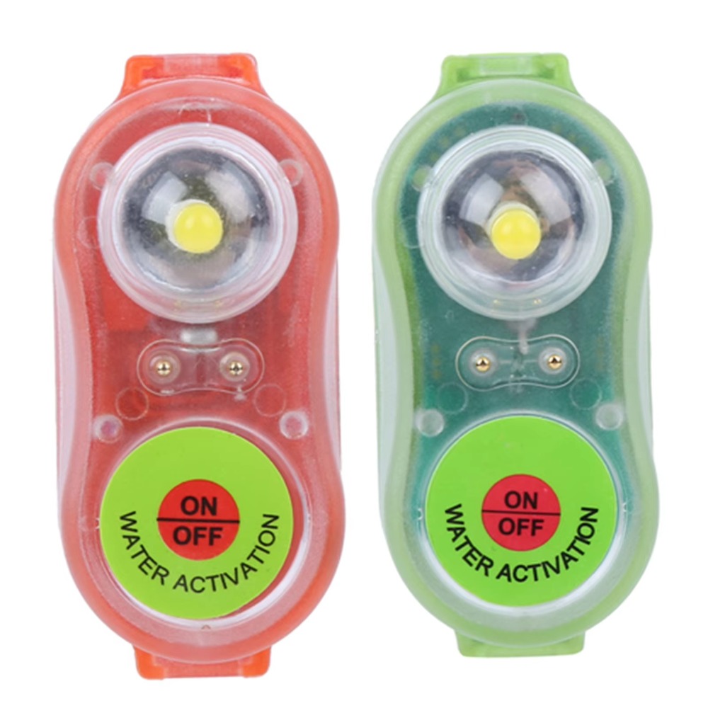 Life Jacket - 1/2pcs Waterproof LED Life Jacket Light