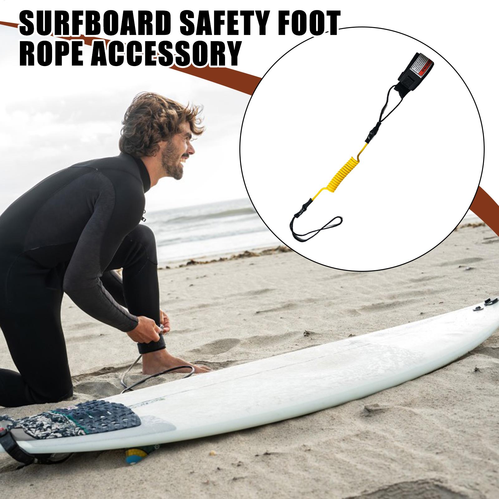 Surfboard Leash - Surfboard Bodyboard Safety Leash - Coiled