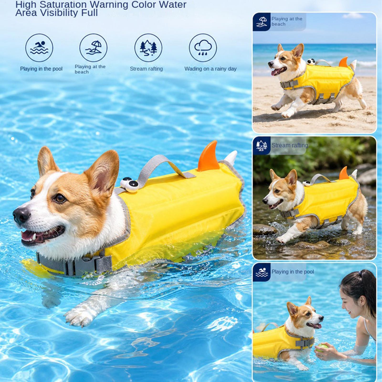 Life Jacket - Adjustable Dog Life Jacket High Buoyancy
