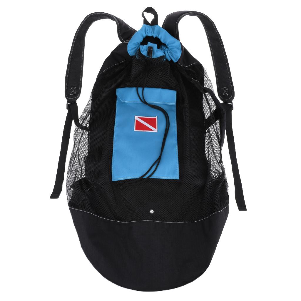 Snorkeling Gear - Scuba Diving Mesh Backpack 80L Large