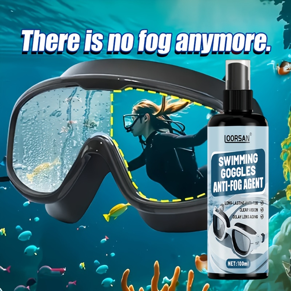 Goggles Swim - LOORSAN 100ML Goggles Anti-Fog Spray -