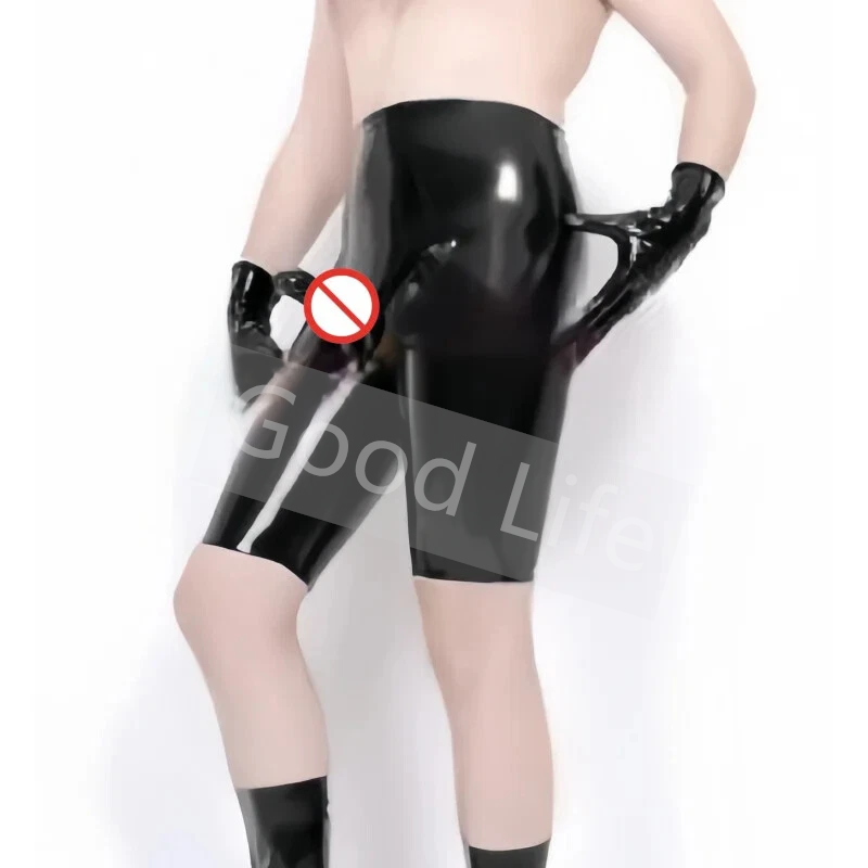 Wetsuit Men - Handmade Men Black Sexy Latex Boxer