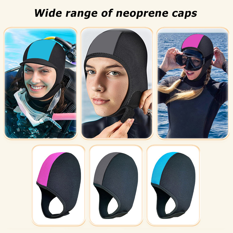 Diving Hood 3MM Neoprene Profe - Snorkel Set ulasan dan harga
