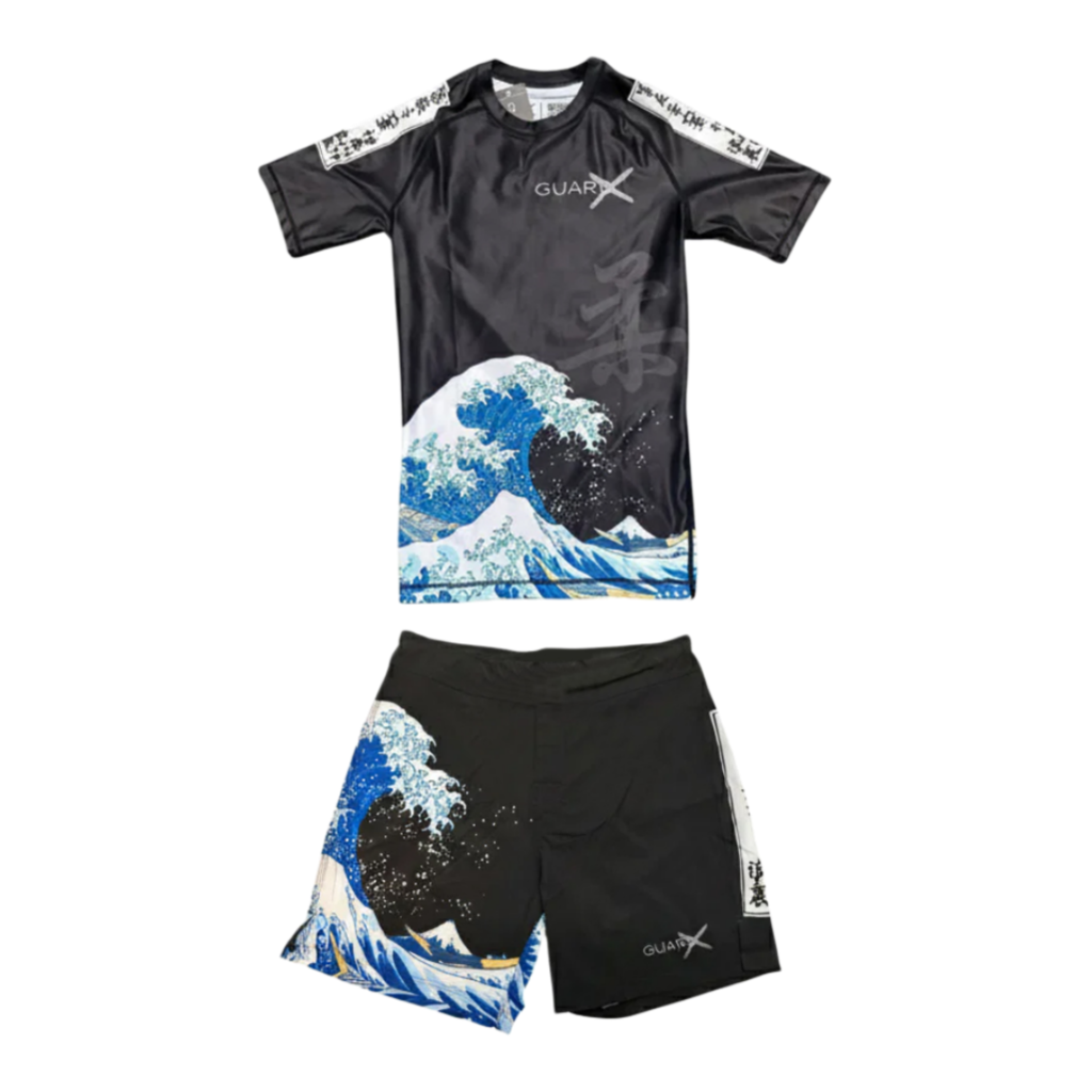 Japan Ukiyo-e Ocean Wave Brazi - Rash Guard ulasan dan harga