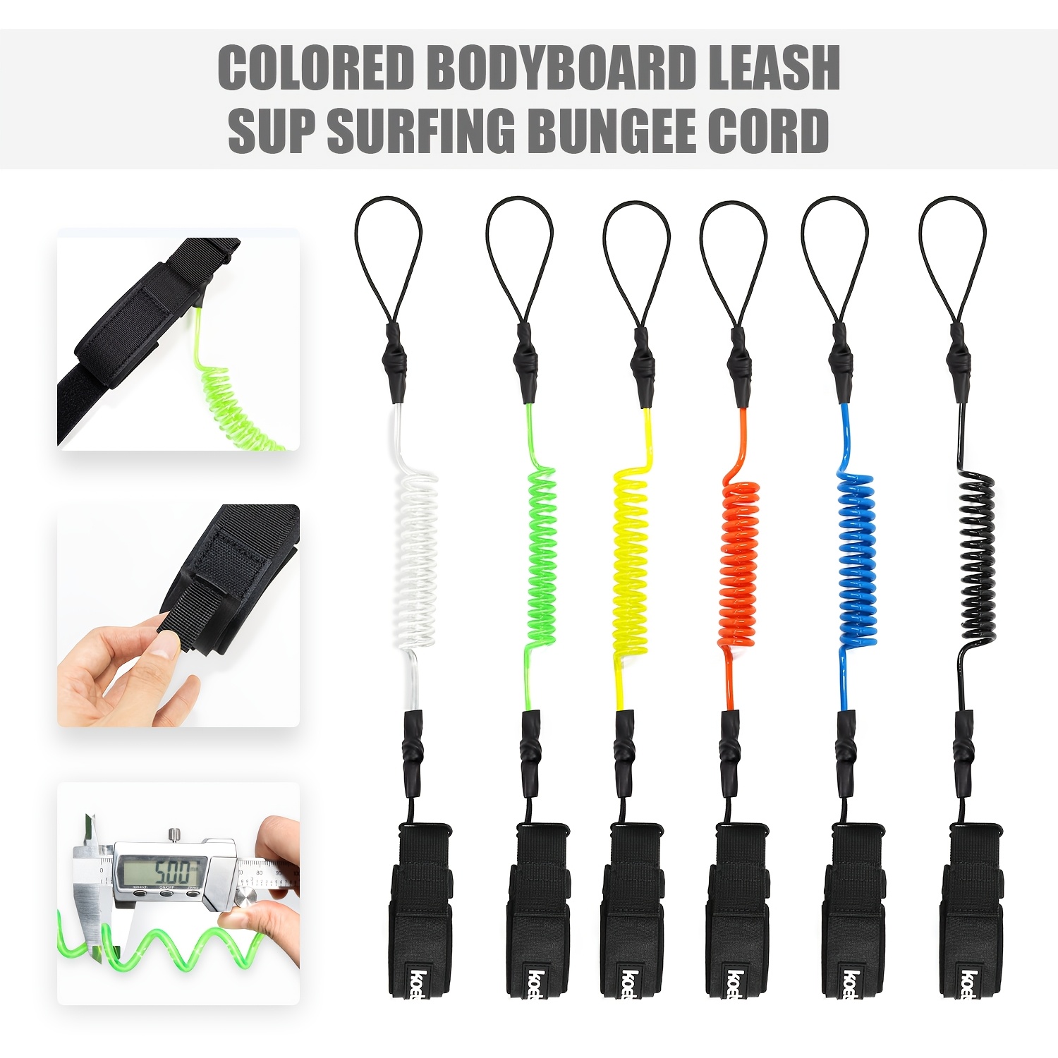 KOETSU Bodyboard Leash, 5mm TP - Surfboard Leash ulasan dan harga