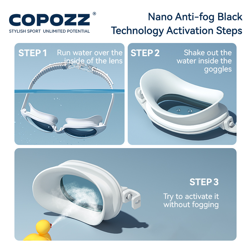 COPOZZ Myopia Swimming Goggles - Goggles Swim ulasan dan harga