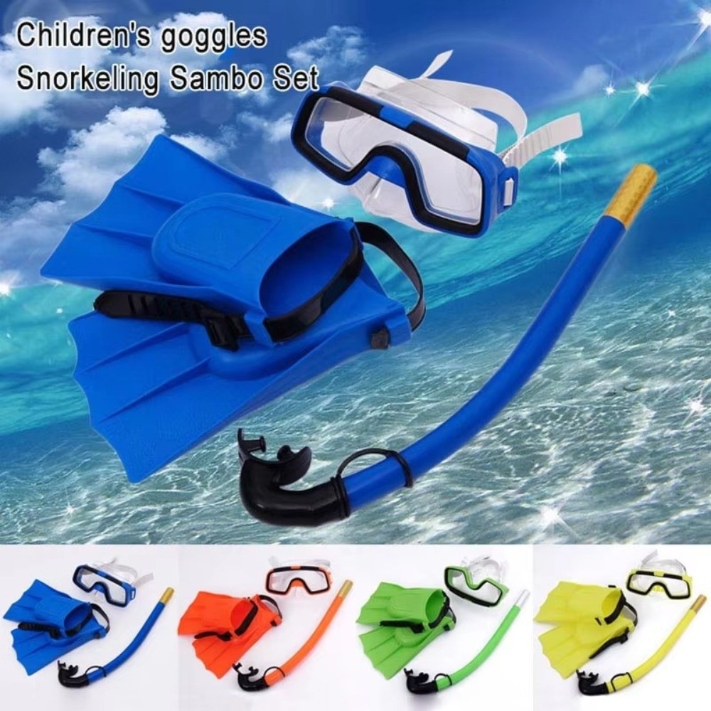 New Anti-Fog Children Diving M - Snorkel Set ulasan dan harga