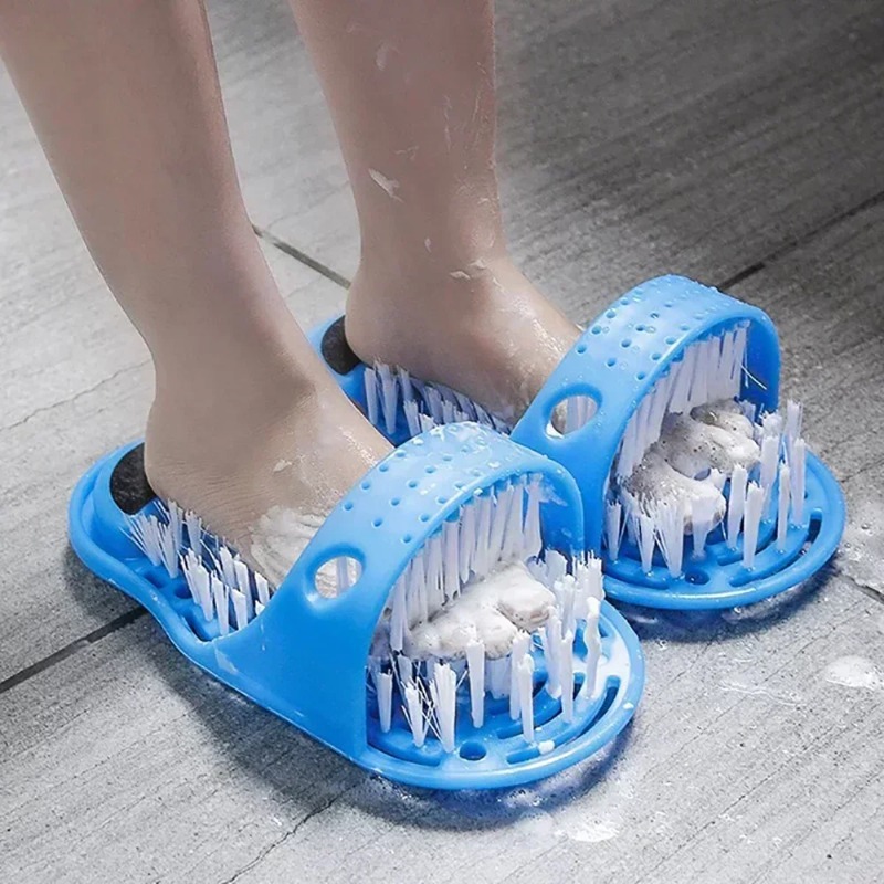 1Pc Shower Foot Scrub Massager - Flippers Swimming ulasan dan harga