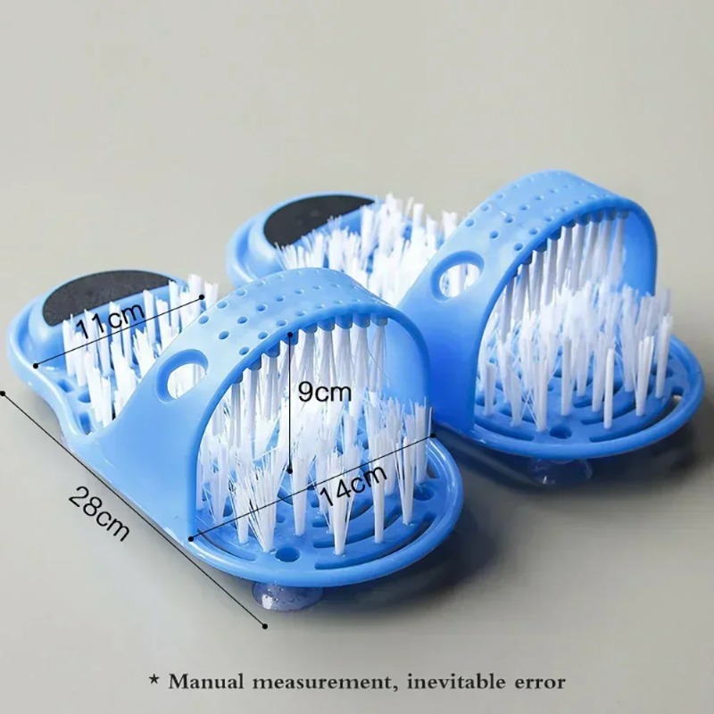 1Pc Shower Foot Scrub Massager - Flippers Swimming ulasan dan harga