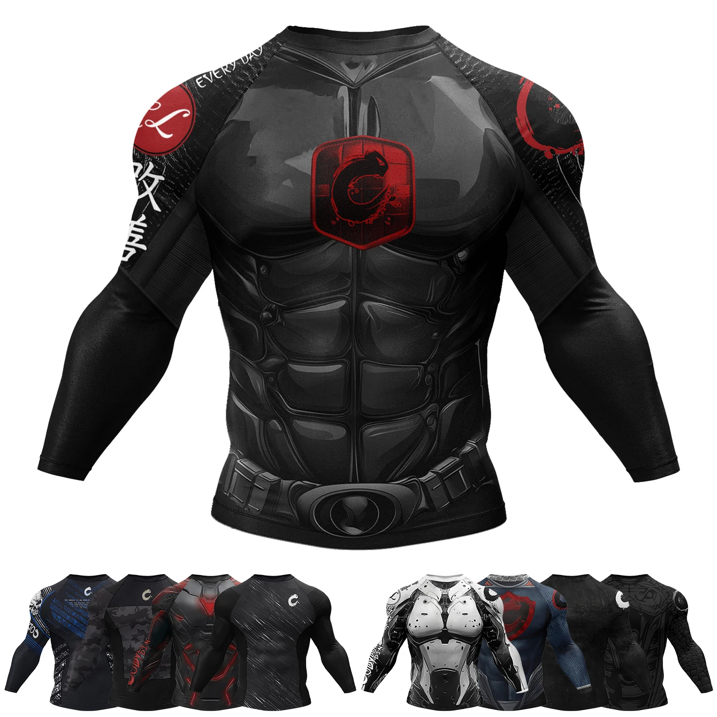 Men Cody Lundin MMA T-shirt 3D - Rash Guard ulasan dan harga
