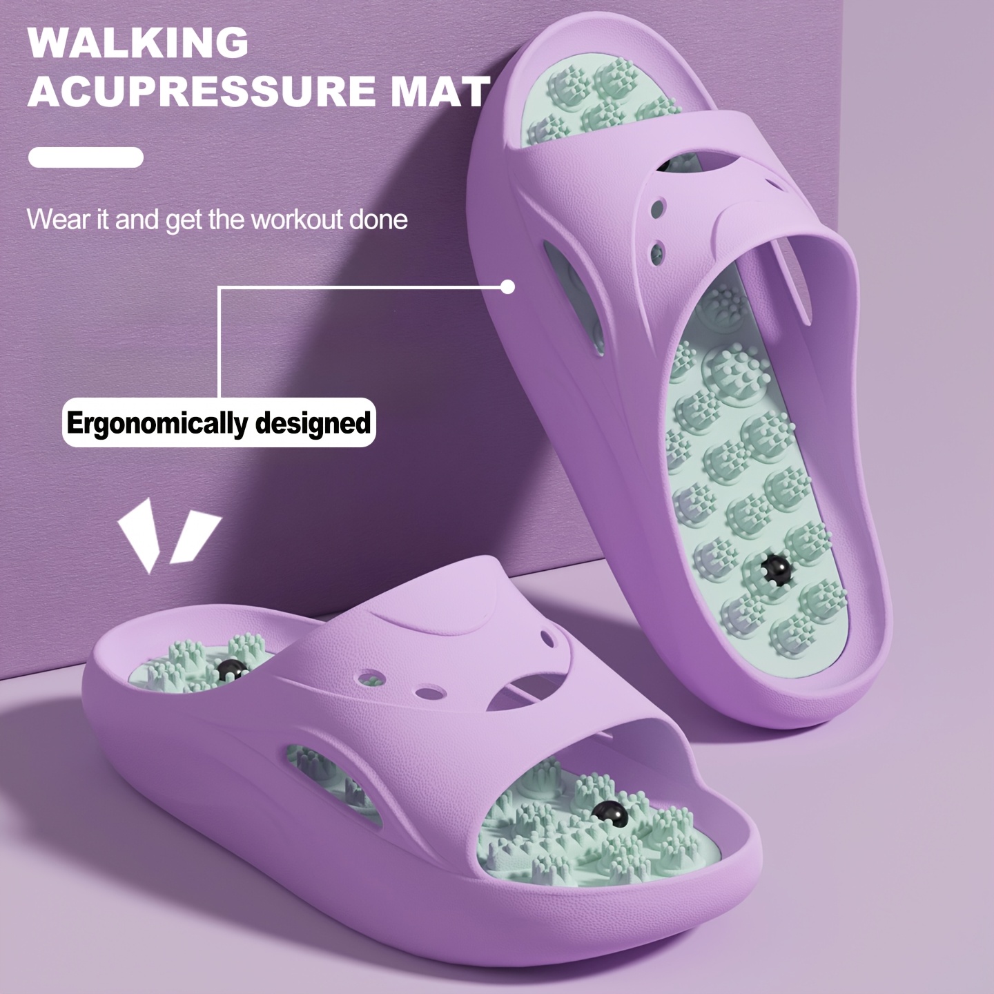 Women Men EVA Massage Slippers - Water Shoes ulasan dan harga