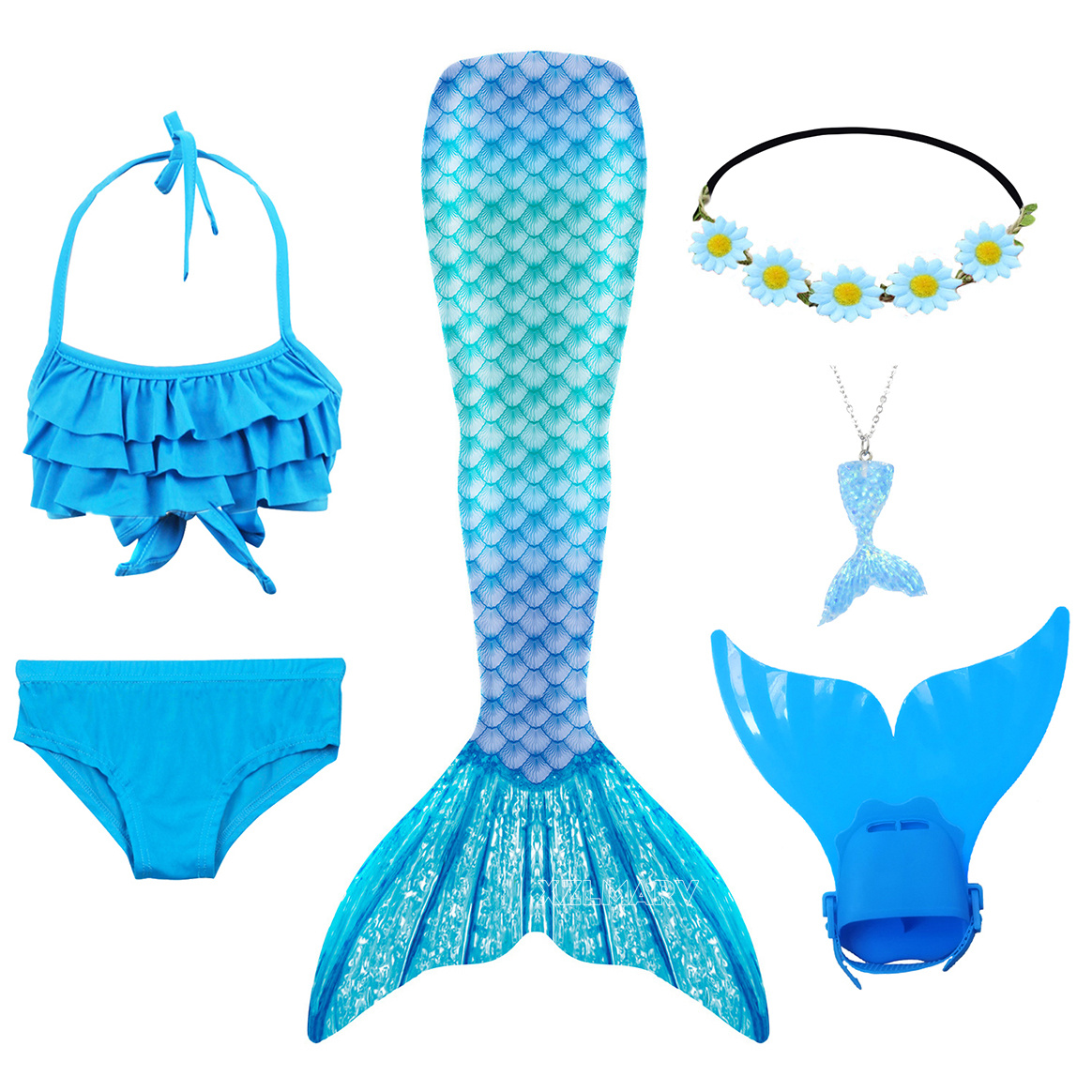 Girls Swimming Mermaid Tail Gi - Flippers Swimming ulasan dan harga