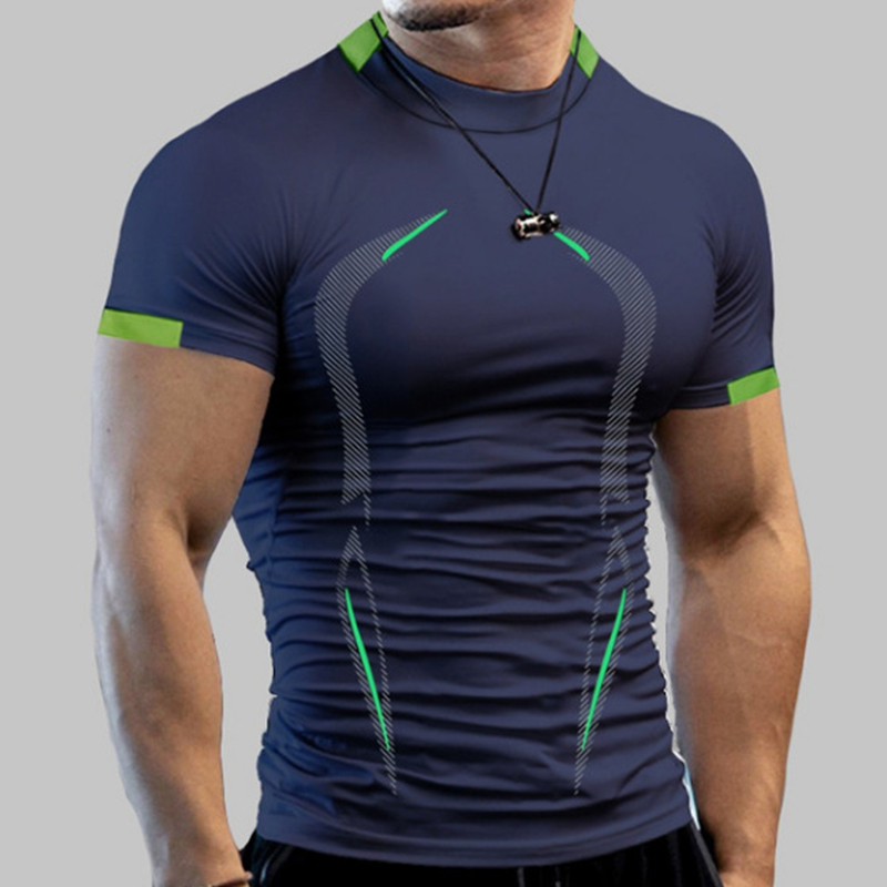 Stylish Gym Workout Compressio - Rash Guard ulasan dan harga