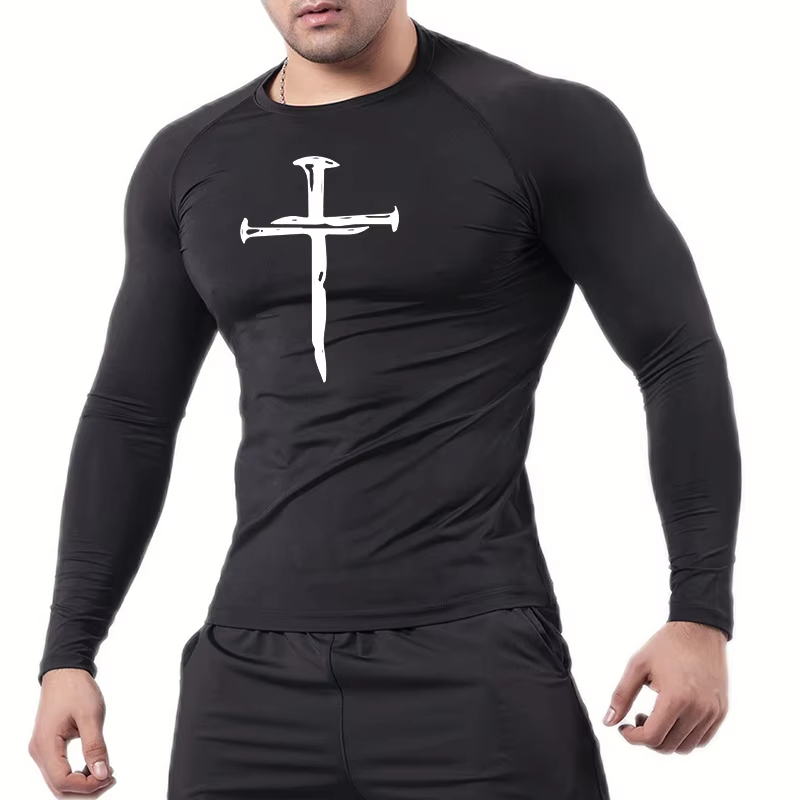 Christian Workout Compression  - Rash Guard ulasan dan harga