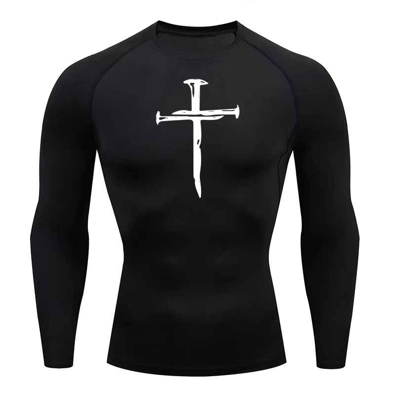 Christian Workout Compression  - Rash Guard ulasan dan harga