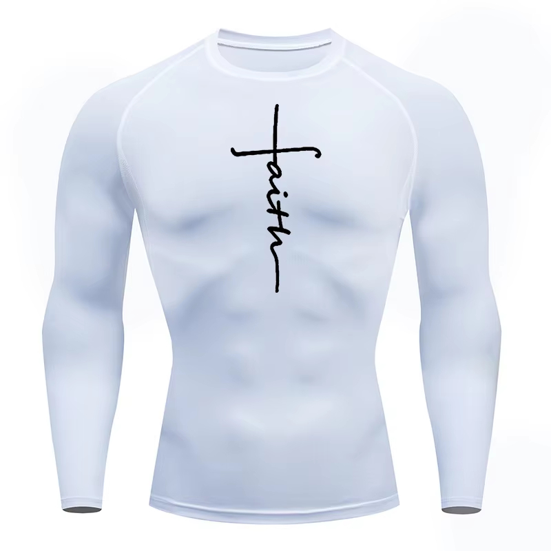 Christian Workout Compression  - Rash Guard ulasan dan harga
