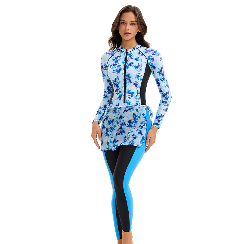 New Women Long Sleeve Modest T - Rash Guard ulasan dan harga