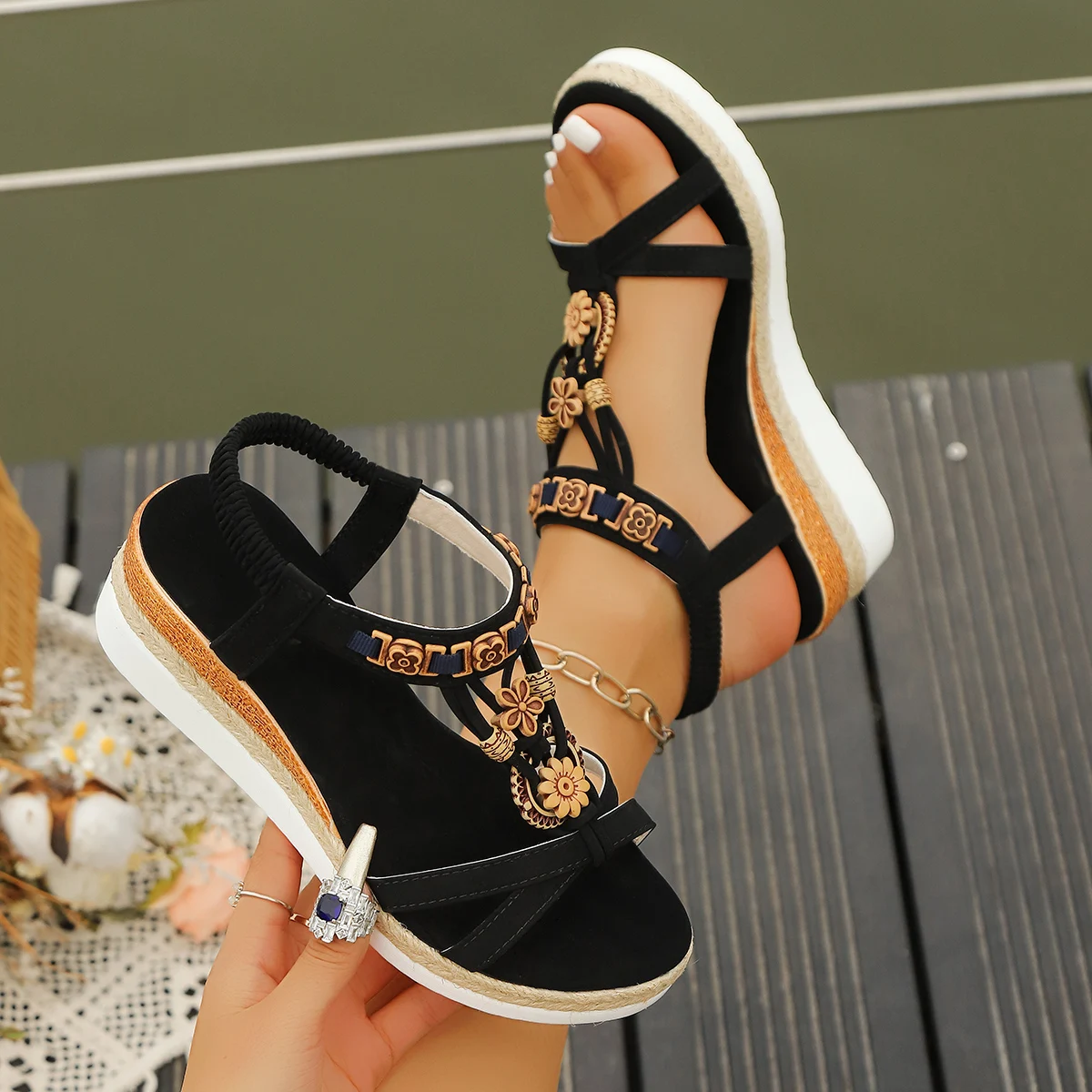Women Wedge Sandals Summer 202 - Water Shoes ulasan dan harga