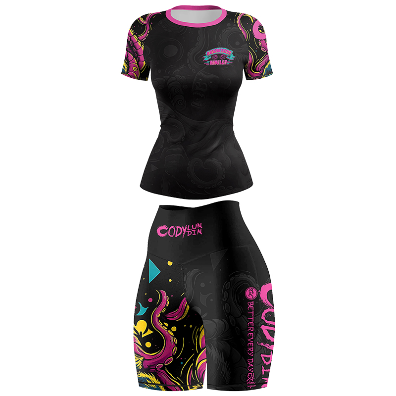 Cody Lundin Women's MMA BJJ Ra - Rash Guard ulasan dan harga