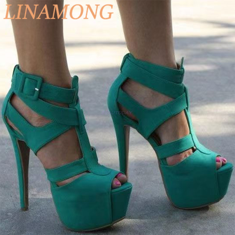Blue Water Platform Fish Mouth - Water Shoes ulasan dan harga