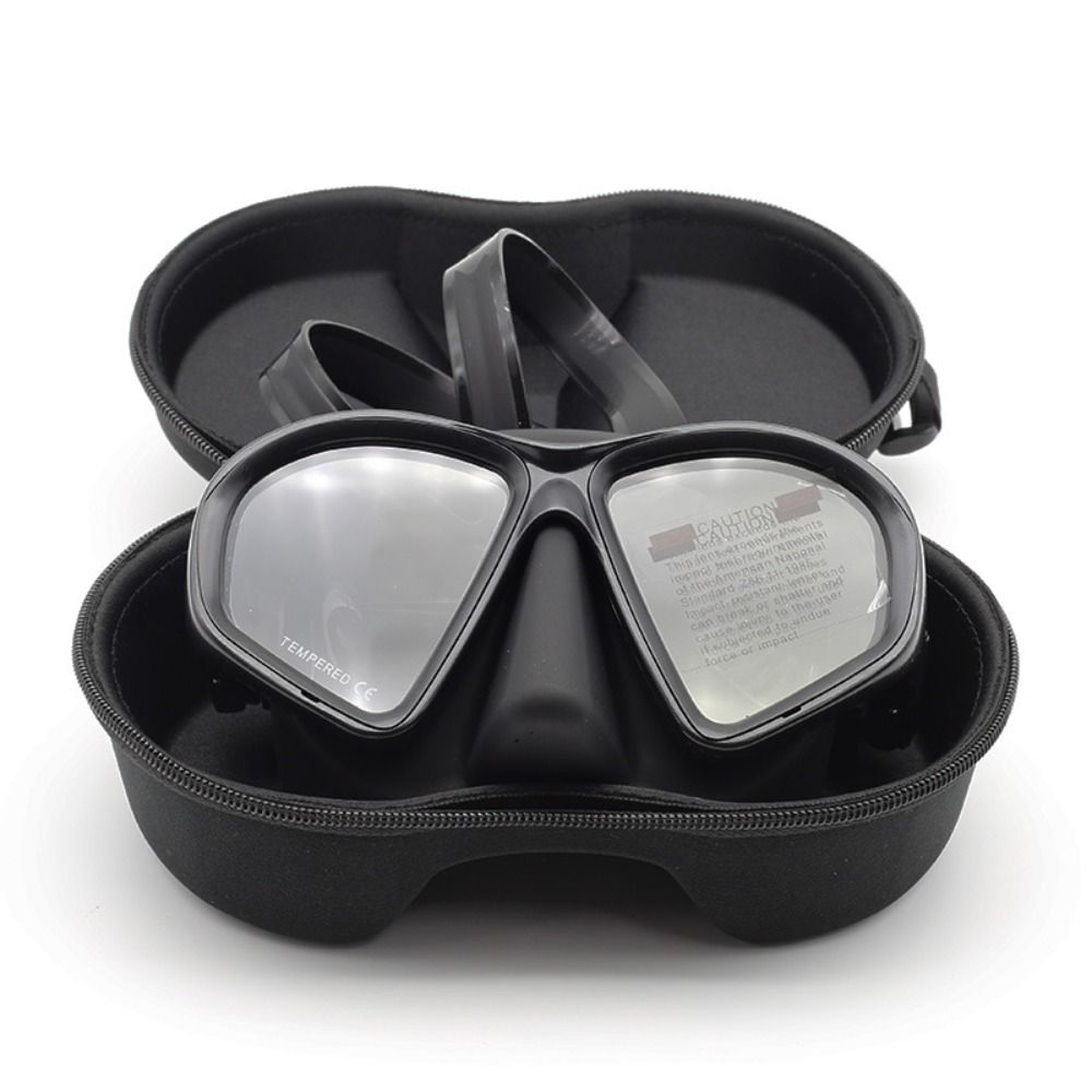Tempered Glass Freediving Mask - Snorkel Set ulasan dan harga