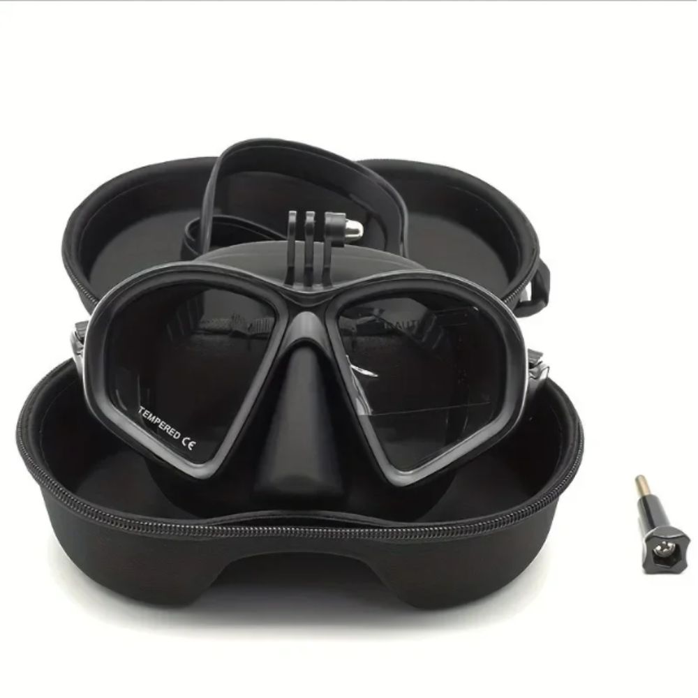 Tempered Glass Freediving Mask - Snorkel Set ulasan dan harga