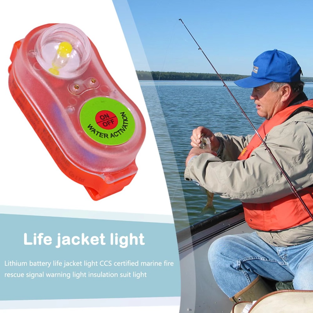 1/2pcs New Waterproof LED Life - Life Jacket ulasan dan harga