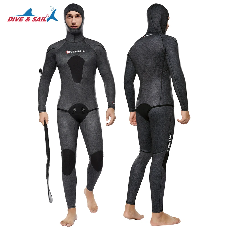 5mm Neoprene Two-Piece Open Ce - Wetsuit Men ulasan dan harga
