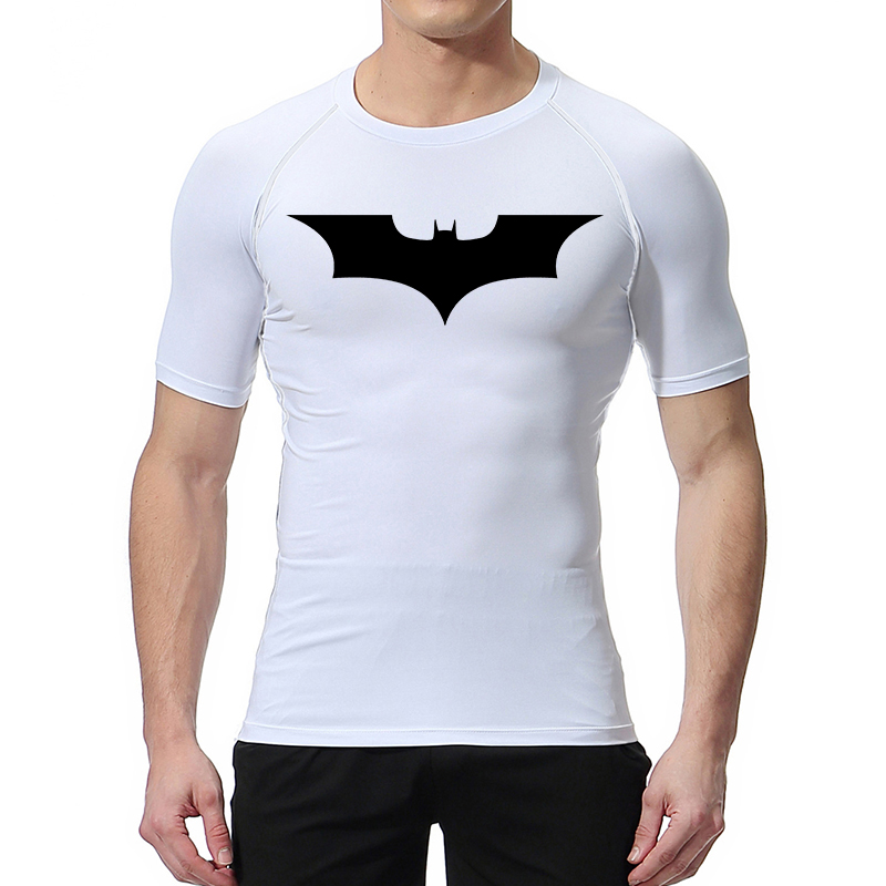Bat Print Compression Shirts f - Rash Guard ulasan dan harga