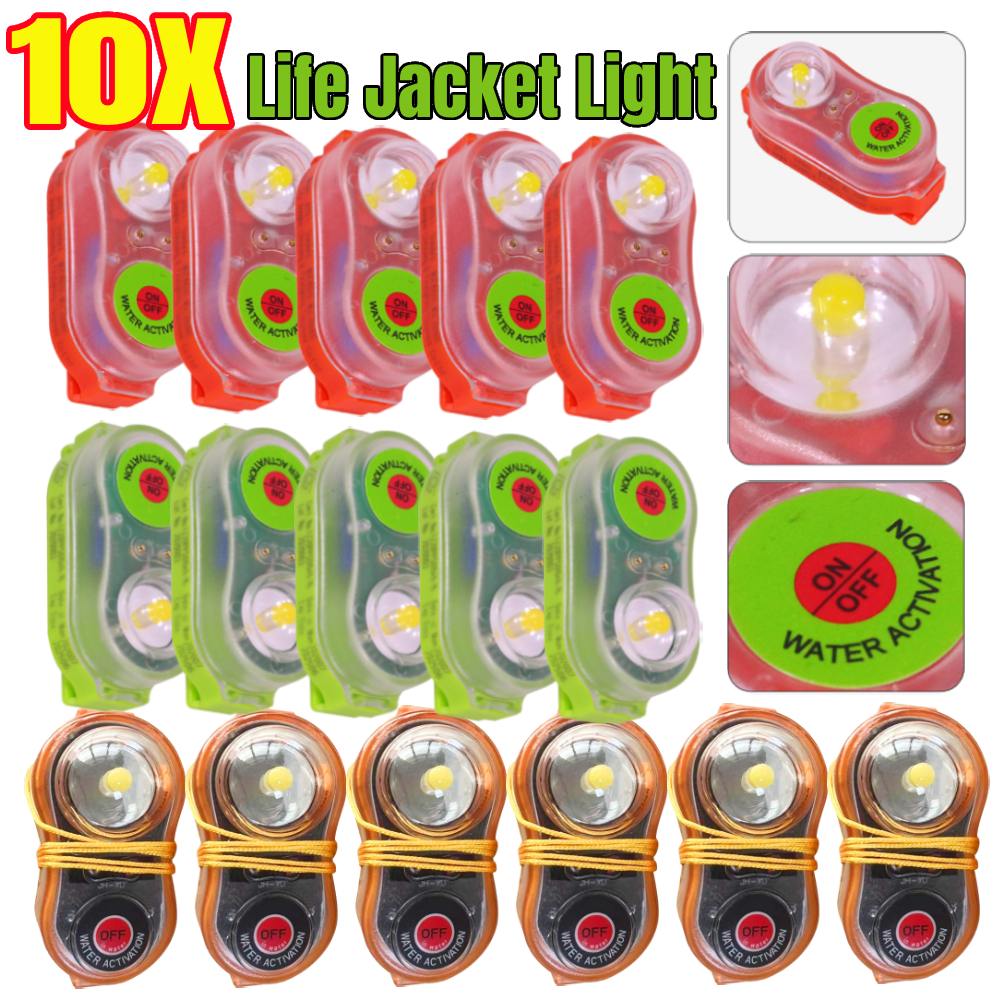 1-10pcs LED Lithium Life Jacke - Life Jacket ulasan dan harga