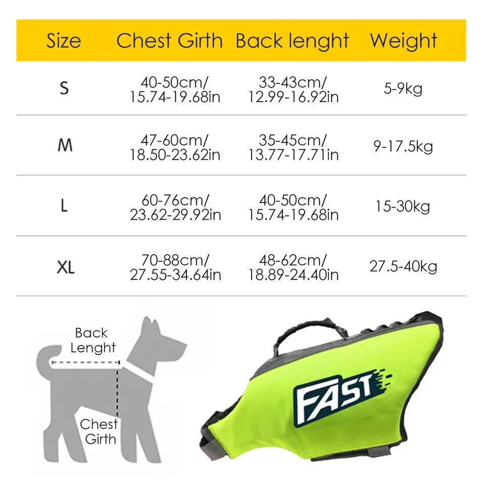 Pet Swimming Life Jacket Safet - Life Jacket ulasan dan harga
