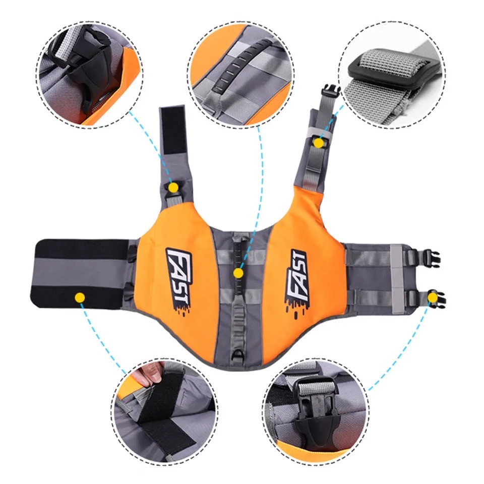 Pet Swimming Life Jacket Safet - Life Jacket ulasan dan harga