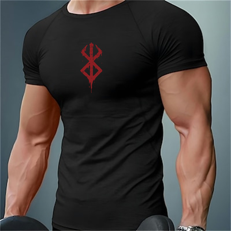 Men's Print Compression Shirts - Rash Guard ulasan dan harga