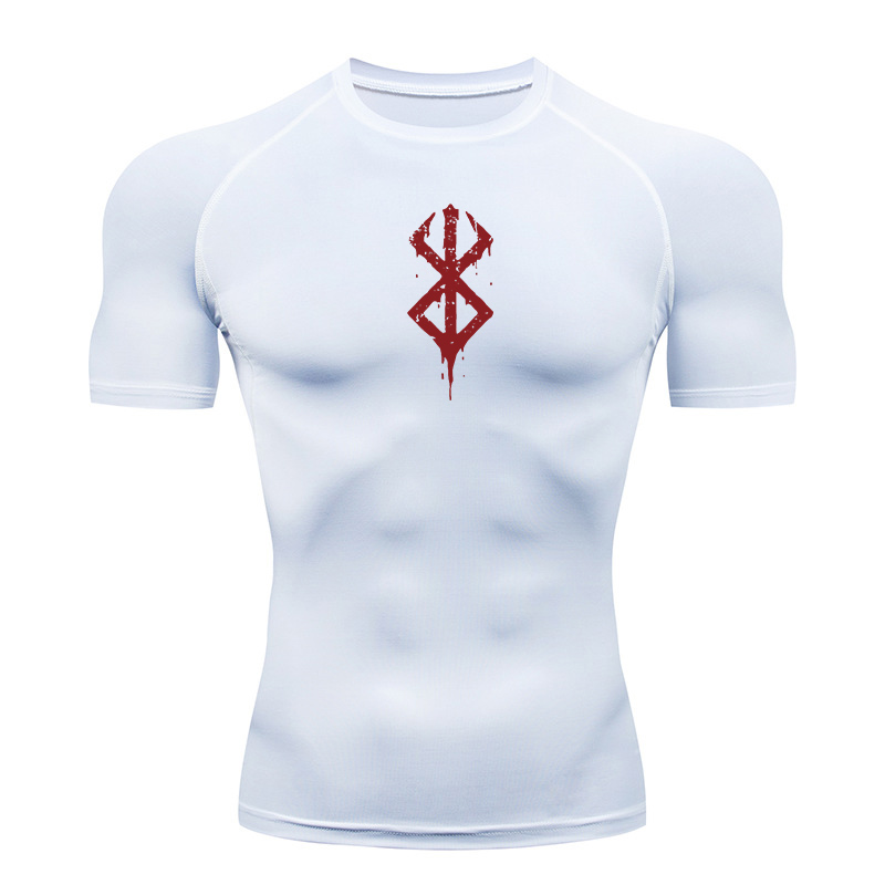 Men's Print Compression Shirts - Rash Guard ulasan dan harga
