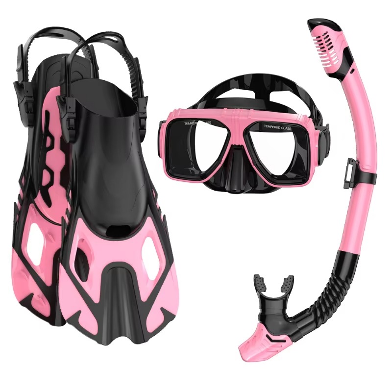 Professional 3-Piece Snorkel D - Swim Fins ulasan dan harga