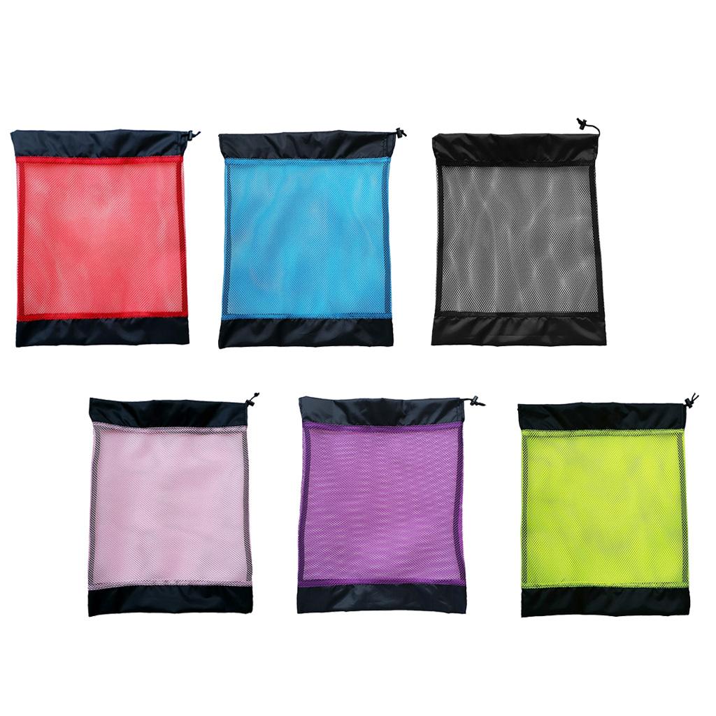 Mesh Drawstring Pouch Heavy Du - Diving Mask ulasan dan harga