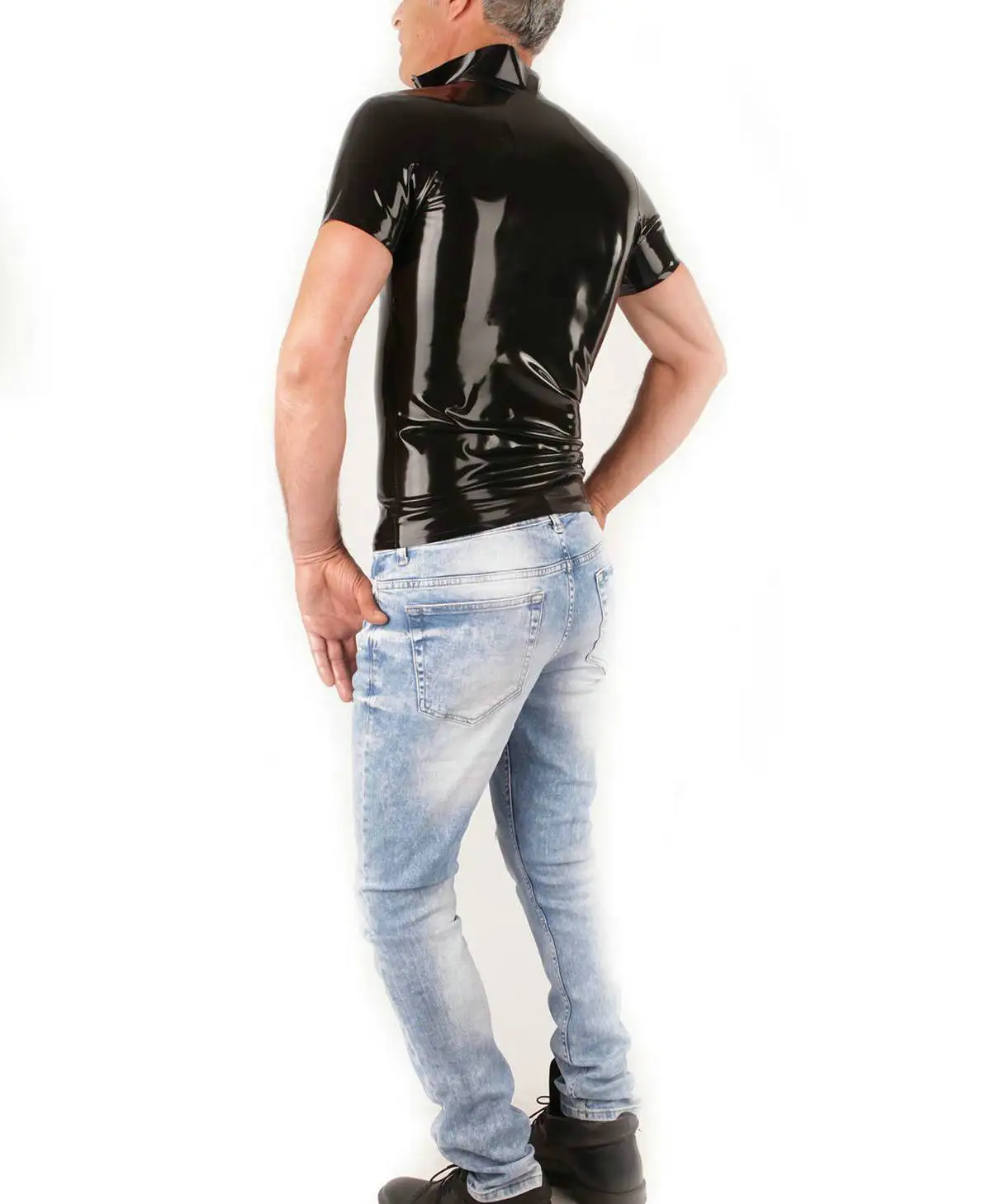 Latex Sexy Men Underwear Front - Wetsuit Men ulasan dan harga