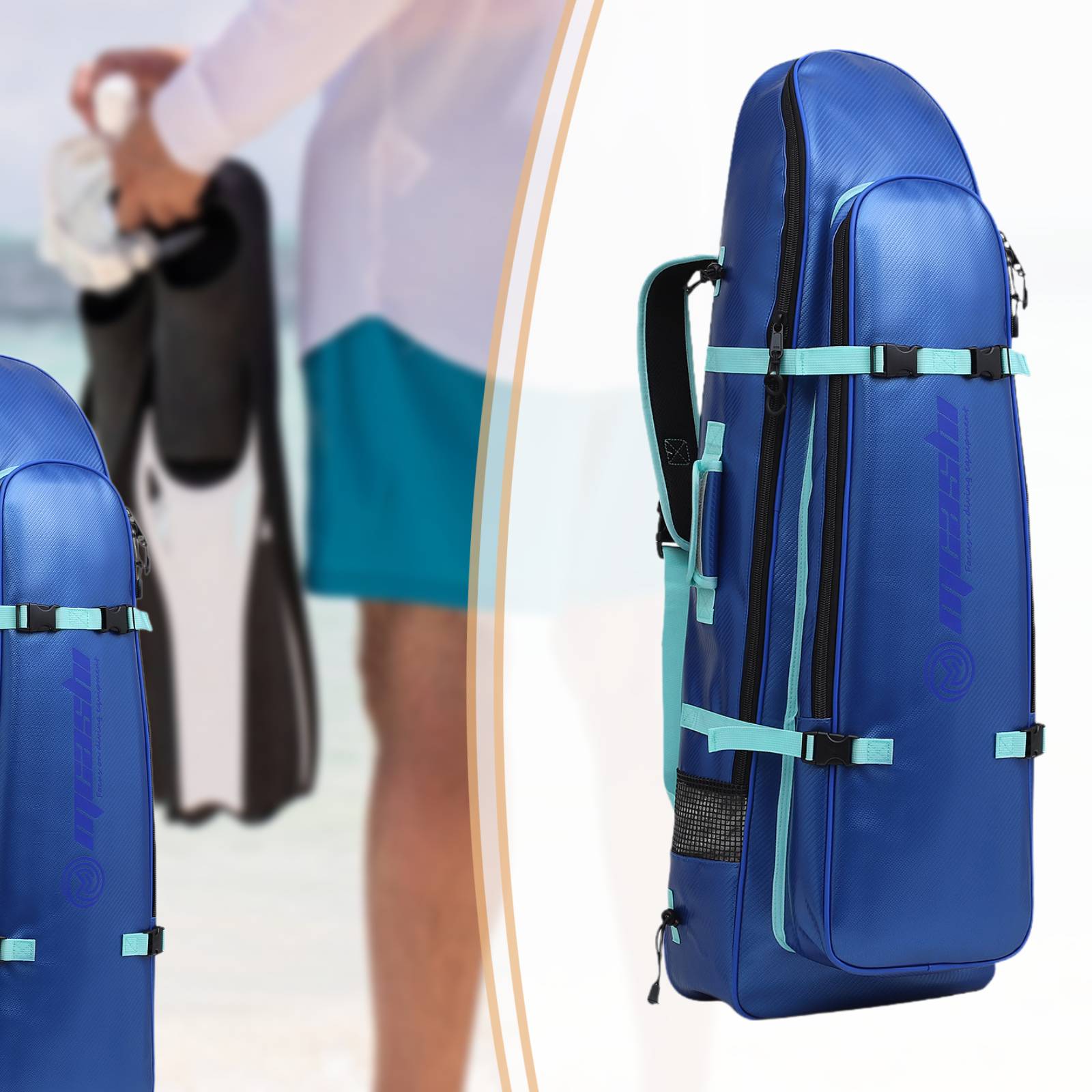 Long Fins Bag Portable Scuba D - Snorkeling Gear ulasan dan harga