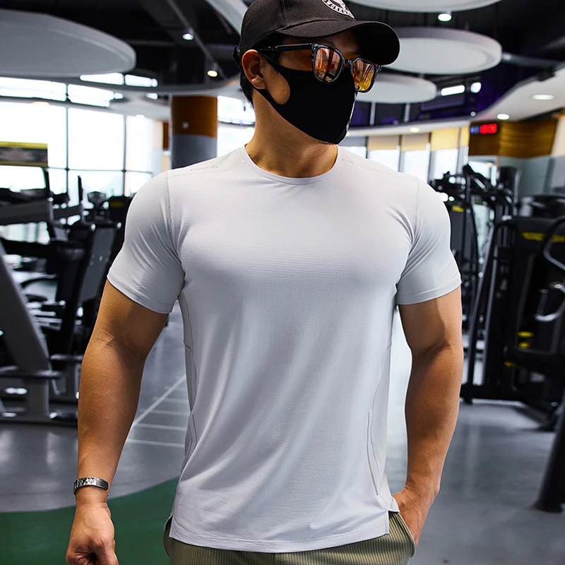Men Sports T-shirt Dry Fit Sho - Rash Guard ulasan dan harga